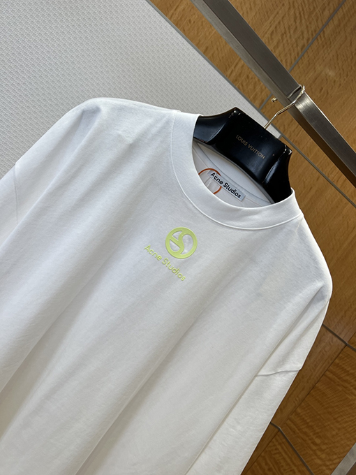 アクネストゥディオズスーパーコピー Acne Studios プリントロゴ入りクルーネック半袖Tシャツ