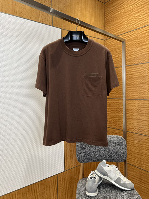 ボッテガヴェネタ ポケット付きクルーネック半袖Tシャツ