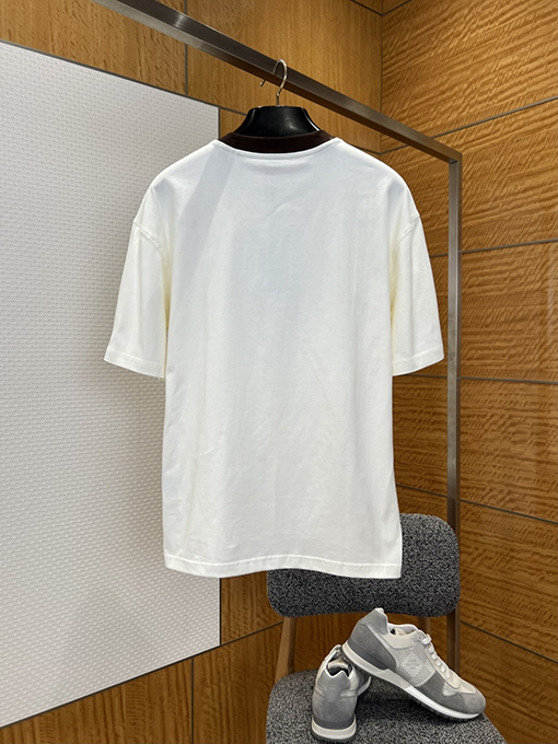 バーバリーコピー BURBERRY デイジーの文字刺繍りクルーネック半袖Tシャツ