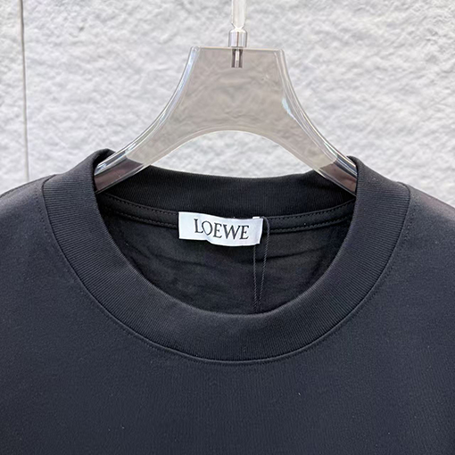 ロエベスーパーコピー LOEWE 新作タッセル刺繍入り半袖Tシャツ