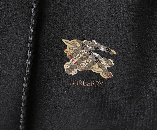 バーバリー BURBERRY 人気のフード付きジップアップスウェットシャツとパンツのセット