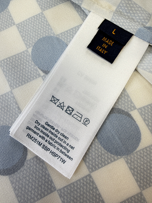 ルイヴィトンスーパーコピー チェック柄のドット柄半袖シャツ