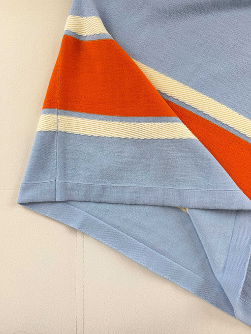 ルイヴィトンコピー LOUIS VUITTON ストライプ刺繍入り半袖Tシャツ