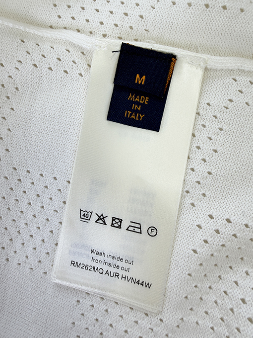 ルイヴィトン メッシュロゴ入り半袖クルーネックTシャツ