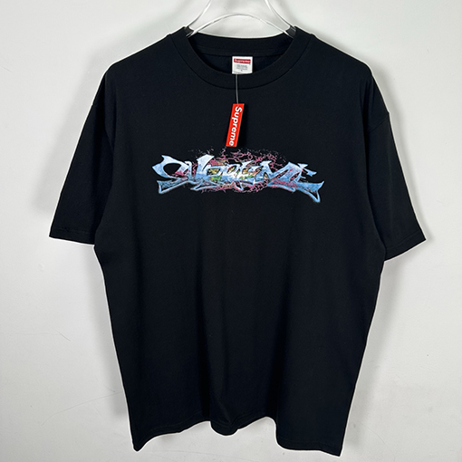 シュプリーム SUPREME TAG TEE 大きなロゴプリントの半袖Tシャツ