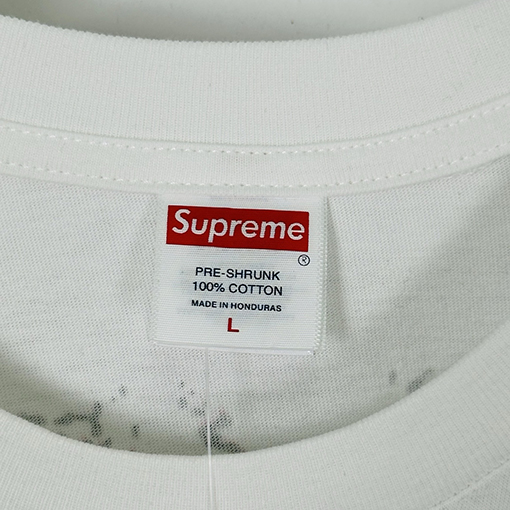 シュプリーム SUPREME TAG TEE 大きなロゴプリントの半袖Tシャツ