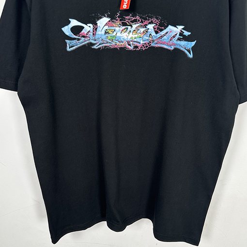シュプリーム SUPREME TAG TEE 大きなロゴプリントの半袖Tシャツ