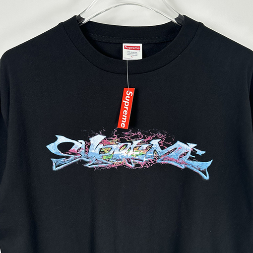 シュプリーム SUPREME TAG TEE 大きなロゴプリントの半袖Tシャツ
