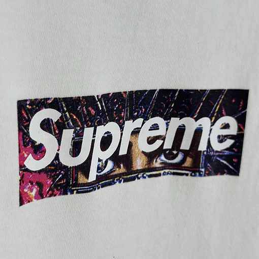 シュプリームコピー Supreme × Michael Jackson BOX LOGO TEE マイケルジャクソンのアルバムプリント入り半袖Tシャツ