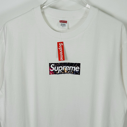 シュプリームコピー Supreme × Michael Jackson BOX LOGO TEE マイケルジャクソンのアルバムプリント入り半袖Tシャツ