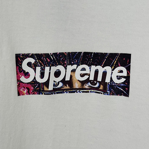 シュプリームコピー Supreme × Michael Jackson BOX LOGO TEE マイケルジャクソンのアルバムプリント入り半袖Tシャツ