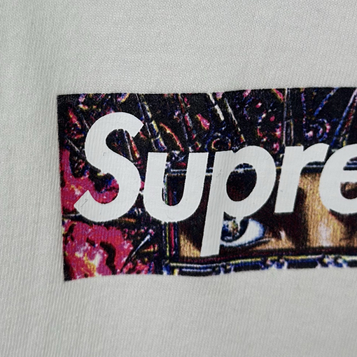 シュプリームコピー Supreme × Michael Jackson BOX LOGO TEE マイケルジャクソンのアルバムプリント入り半袖Tシャツ