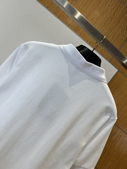 モンクレール Moncler バッジプリント入り半袖ポロシャツ