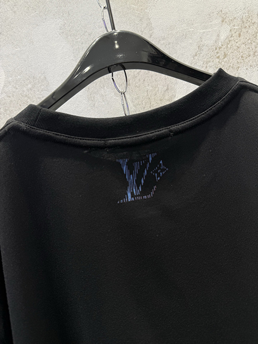 ルイヴィトン LV グラデーション光沢コットン半袖Tシャツ