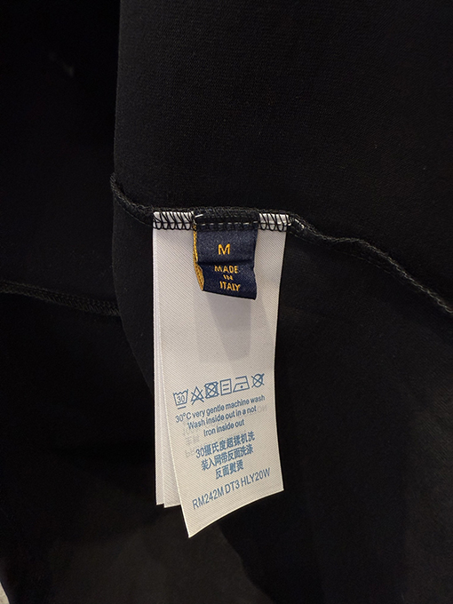 ルイヴィトン LV グラデーション光沢コットン半袖Tシャツ