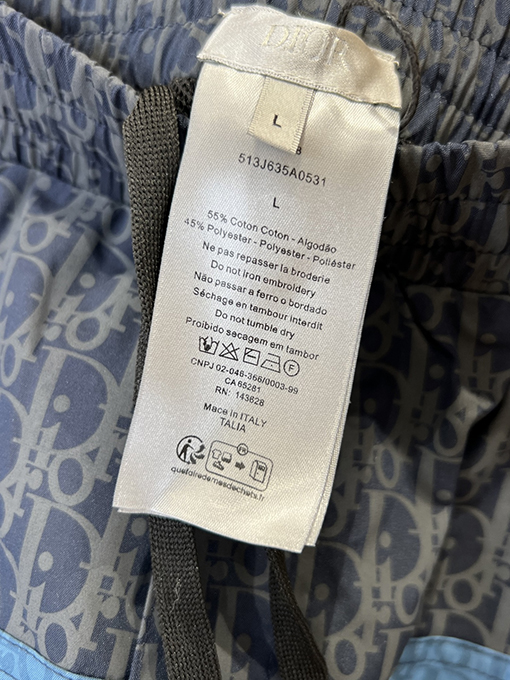 ディオールコピー グラデーションプリントのドローストリング付きカジュアルショーツ