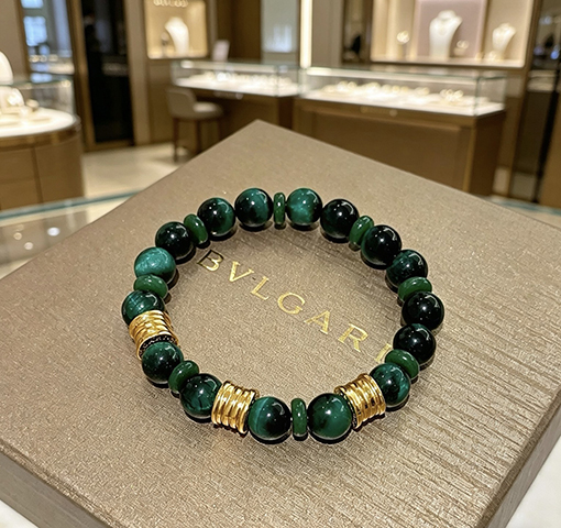 ブルガリ DIVAS‘ DREAM 天然タイガーアイブレスレットシリーズ