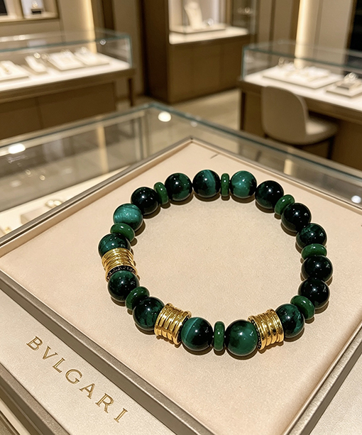 ブルガリ DIVAS‘ DREAM 天然タイガーアイブレスレットシリーズ