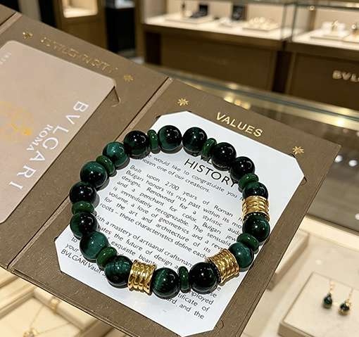 ブルガリ DIVAS‘ DREAM 天然タイガーアイブレスレットシリーズ