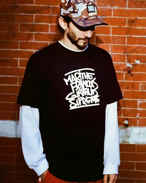 シュプリームブランドスーパーコピー SUPREME Marithé + François Girbaud M+FG 半袖Tシャツ