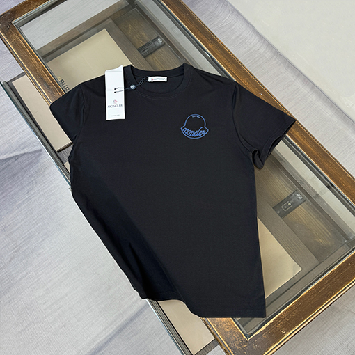モンクレール Moncler 新作クラシックプリントロゴ入り半袖Tシャツ