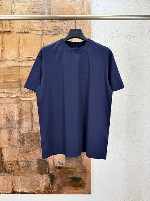 ルイヴィトン 刺繍ロゴ入り半袖Tシャツ