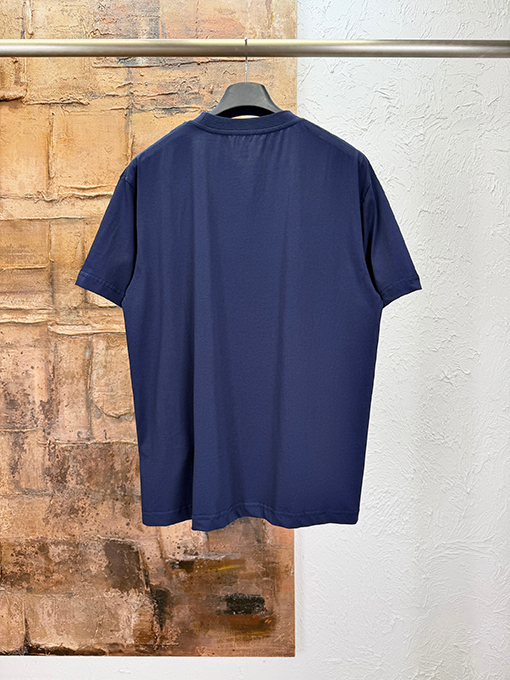 ルイヴィトン 刺繍ロゴ入り半袖Tシャツ