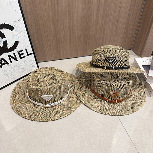プラダブランドスーパーコピー フランス風の透かし編み麦わら帽子