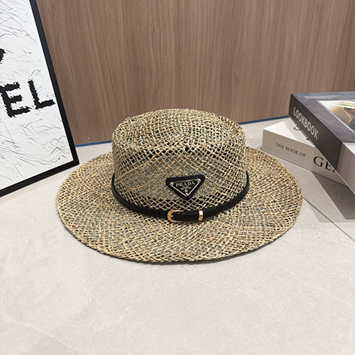 プラダブランドスーパーコピー フランス風の透かし編み麦わら帽子