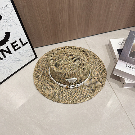プラダブランドスーパーコピー フランス風の透かし編み麦わら帽子