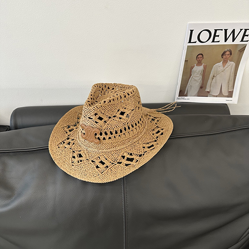 セリーヌコピー 新モデル夏の麦わら透かし編みパナマ帽