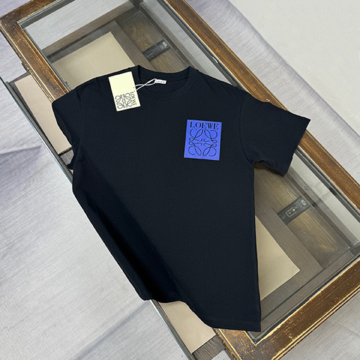 ロエベスーパーコピー LOEWE ロゴプリント柄の半袖Tシャツ