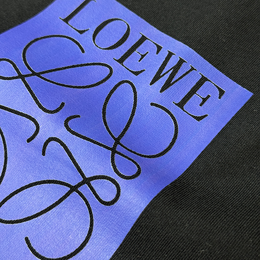 ロエベスーパーコピー LOEWE ロゴプリント柄の半袖Tシャツ