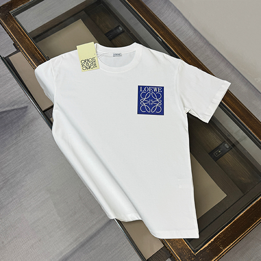 ロエベスーパーコピー LOEWE ロゴプリント柄の半袖Tシャツ