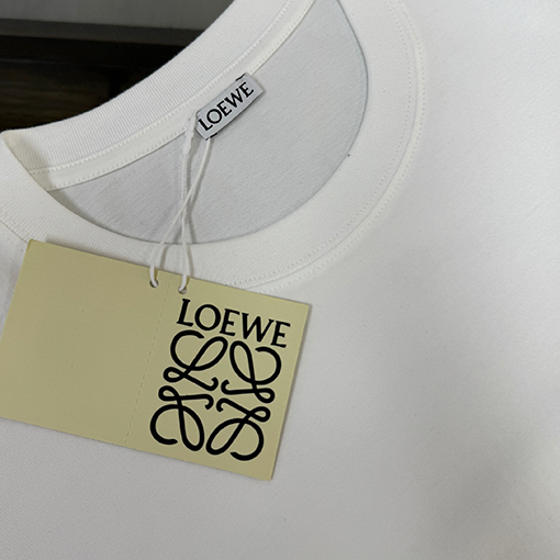 ロエベスーパーコピー LOEWE ロゴプリント柄の半袖Tシャツ