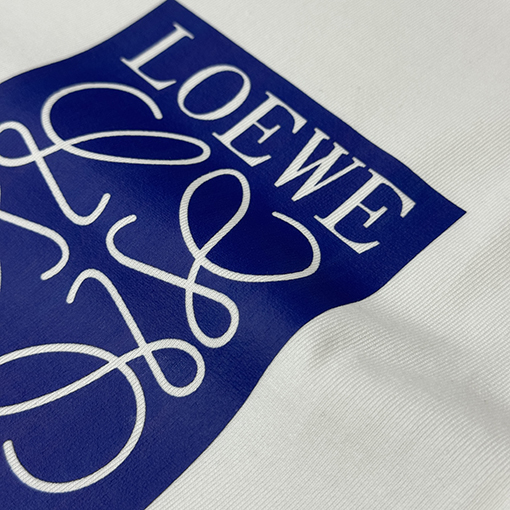 ロエベスーパーコピー LOEWE ロゴプリント柄の半袖Tシャツ
