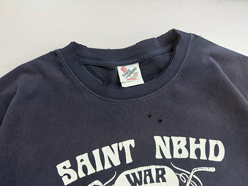 セント マイケルコピー SAINT NBHD SAVAGES コラボレーション スカル 半袖Tシャツ