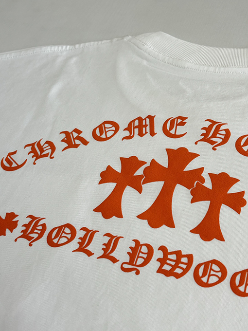 クロムハーツブランドコピー Hollywood 限定ポケットプリント半袖Tシャツ