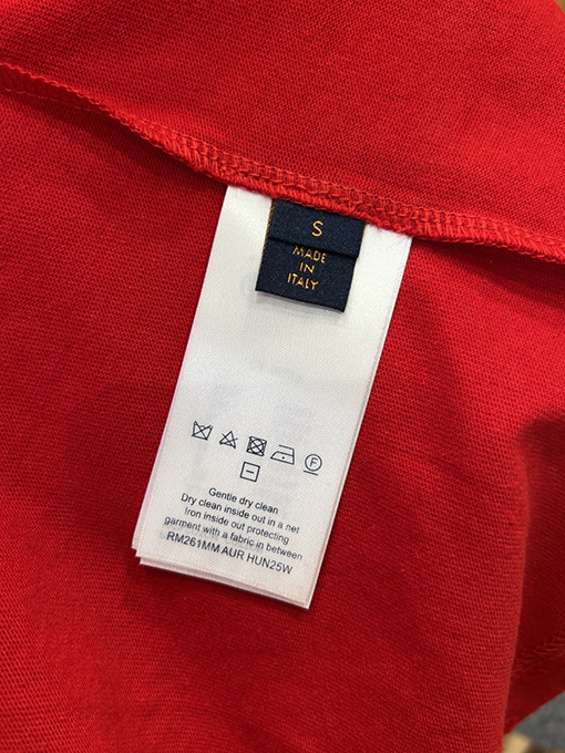 ルイヴィトン グラデーションエンボスクルーネック半袖Tシャツ