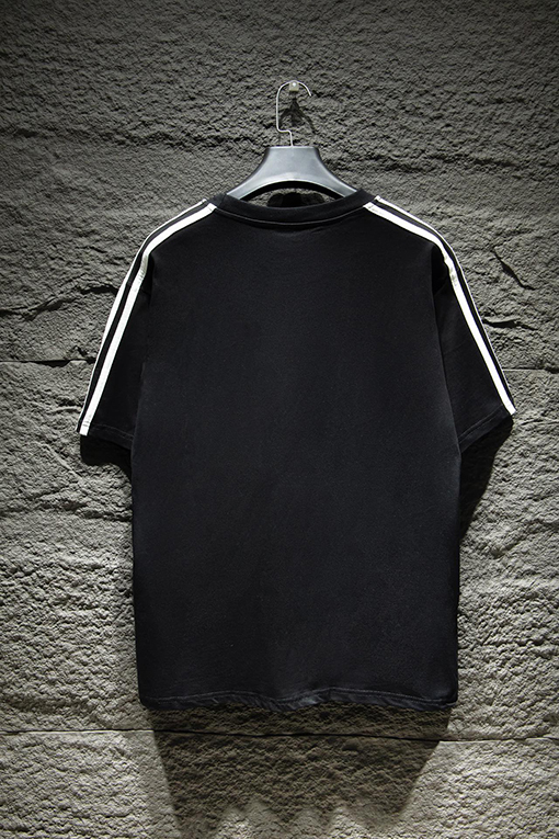 バレンシアガ X アディダススーパーコピー Balenciaga コラボレーション刺繍入り半袖Tシャツ