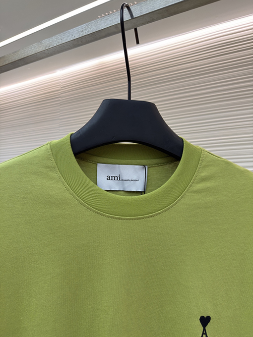 アミブランドコピー クラシックなエンボスのADCシルエット無地半袖Tシャツ
