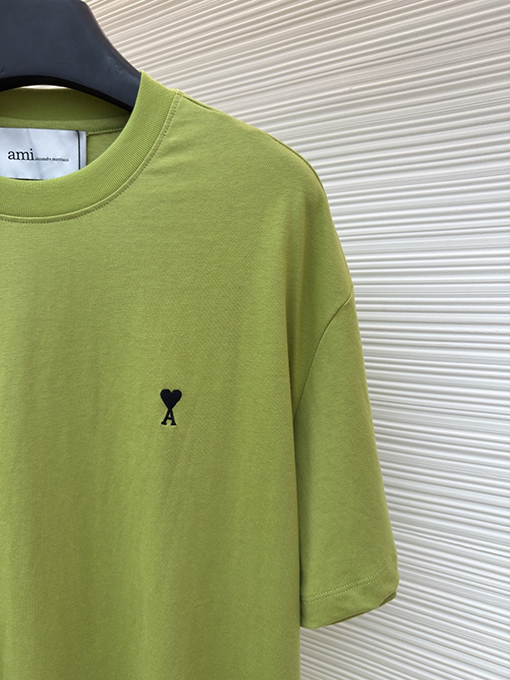 アミブランドコピー クラシックなエンボスのADCシルエット無地半袖Tシャツ