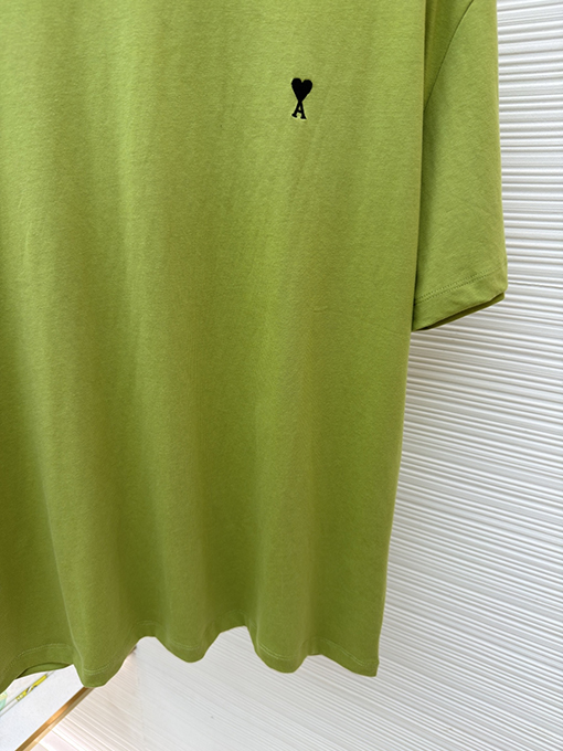 アミブランドコピー クラシックなエンボスのADCシルエット無地半袖Tシャツ