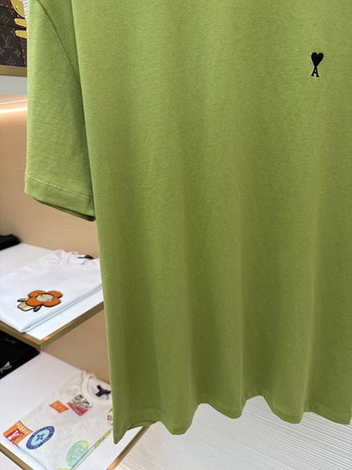 アミブランドコピー クラシックなエンボスのADCシルエット無地半袖Tシャツ