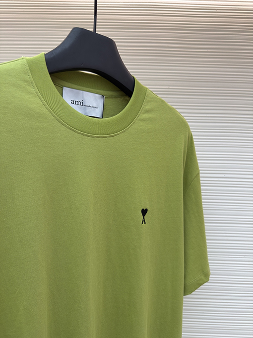 アミブランドコピー クラシックなエンボスのADCシルエット無地半袖Tシャツ