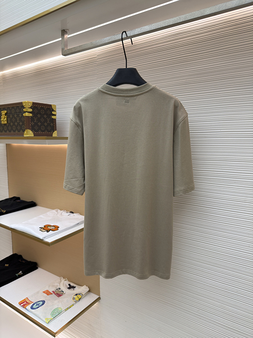 アミブランドコピー クラシックなエンボスのADCシルエット無地半袖Tシャツ