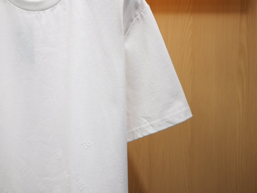 ルイヴィトン Monogram Gradient クラシックのフロッキー半袖Tシャツ