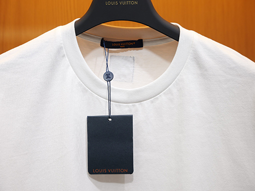 ルイヴィトン Monogram Gradient クラシックのフロッキー半袖Tシャツ