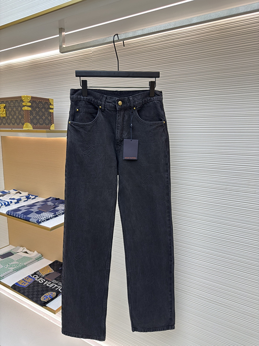ルイヴィトン チェック柄ジーンズ