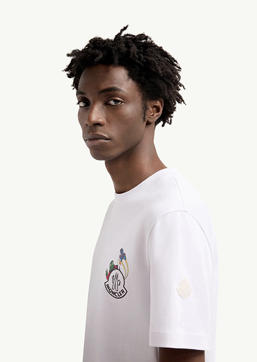 モンクレール クラシックプリント半袖Tシャツ